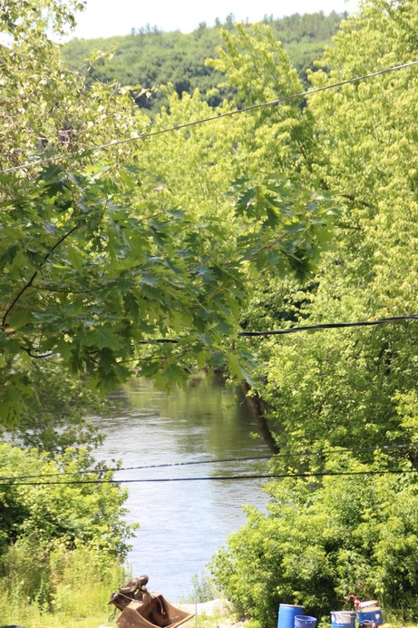 Water next to Four Aces Diner near Dartmouth