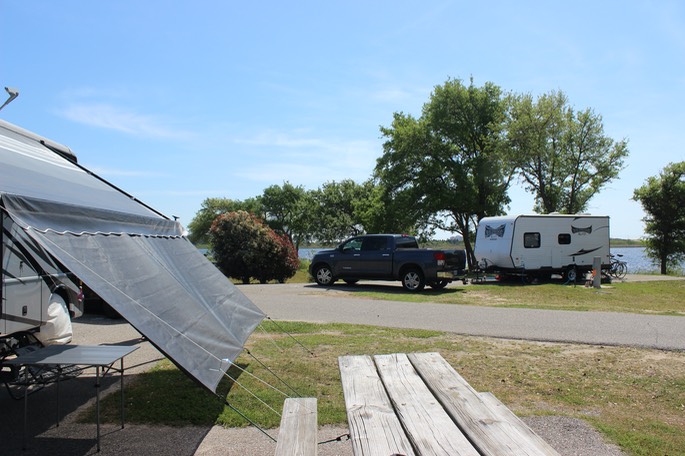 Rig on site #36 Gulf State Campground - 3