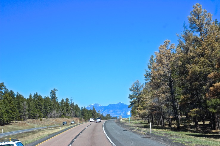 Snow Capped Mountain at Flagstaff AZ - 3